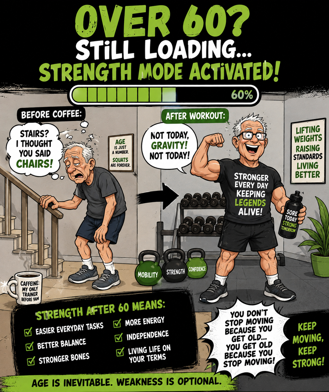 Strength after 60